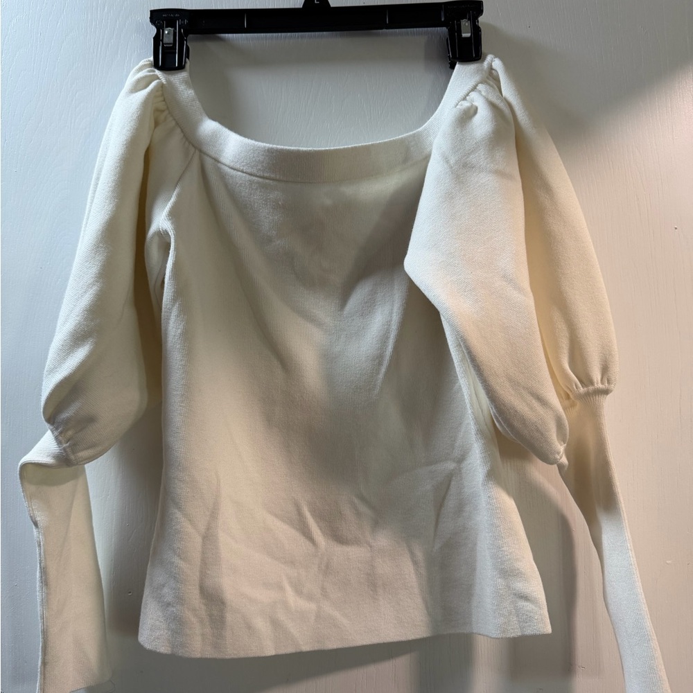 ANTONIO MELANI Cream Knit Top